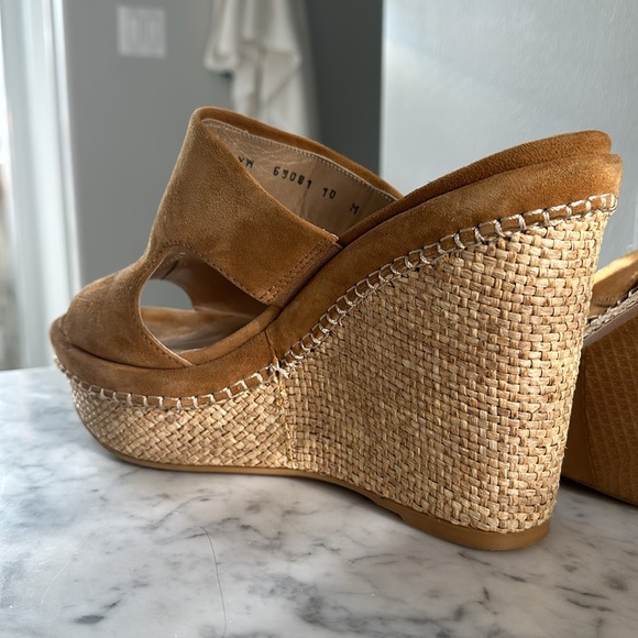 Stuart Weitzman Espadrilles in camel suede - Picture 4 of 4